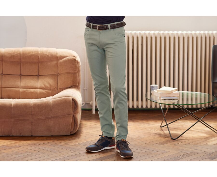 Lime Men's 5 pocket Trousers - KARSON