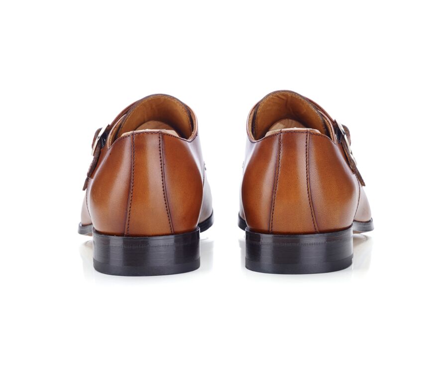 Patina Gold double Buckle Shoes - CHEDINGTON