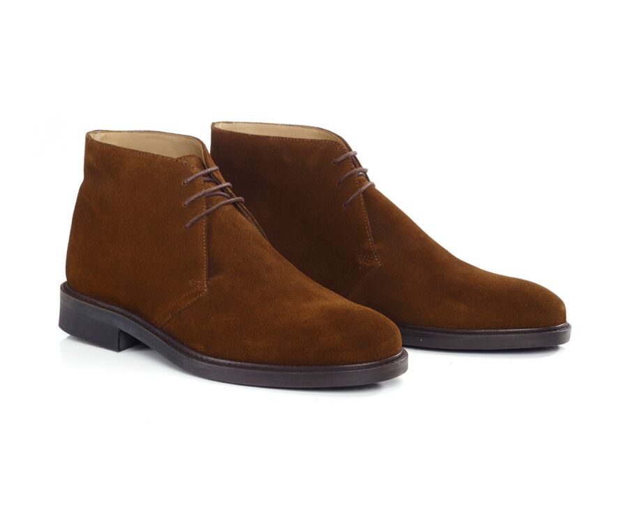 Havana Suede  Low Boots - GREENWICH GOMME CITY II