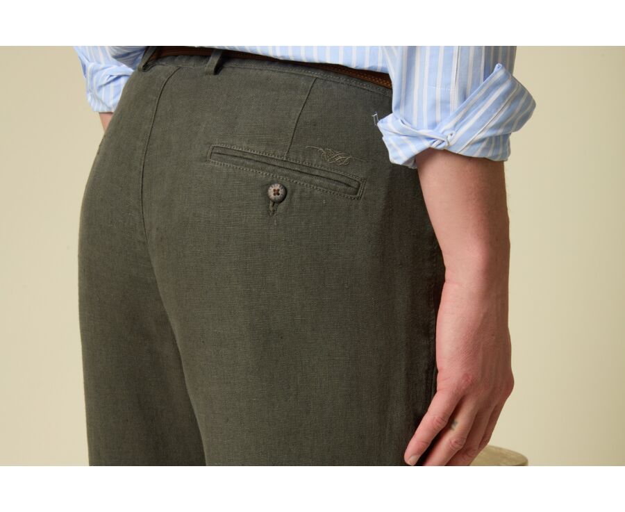 Dark Olive Men's chinos - KYLSON