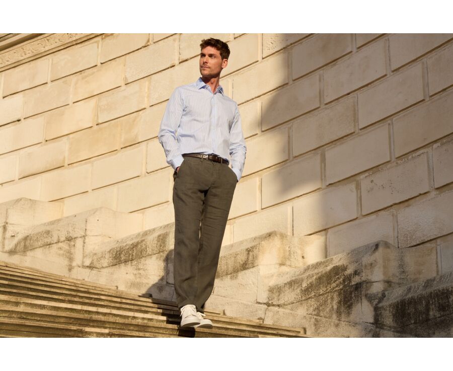 Dark Olive Men's chinos - KYLSON