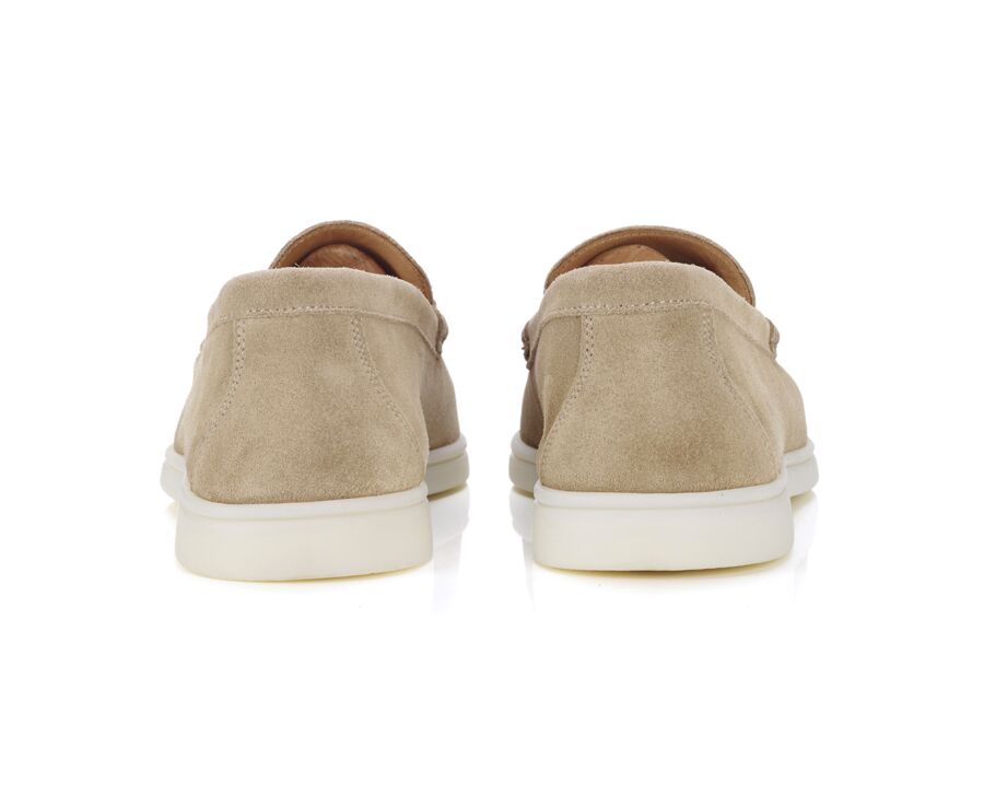 Beige Suede - Men's loafers - MANASOTA III
