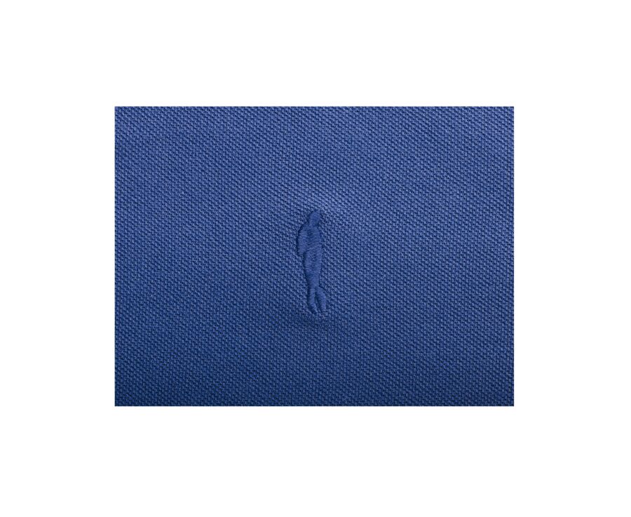 Royal Blue Men's long sleeve polo shirt - ALEC II ML