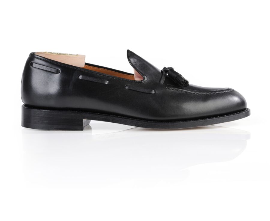 Black leather Men's Tassel loafers - PICADILLY