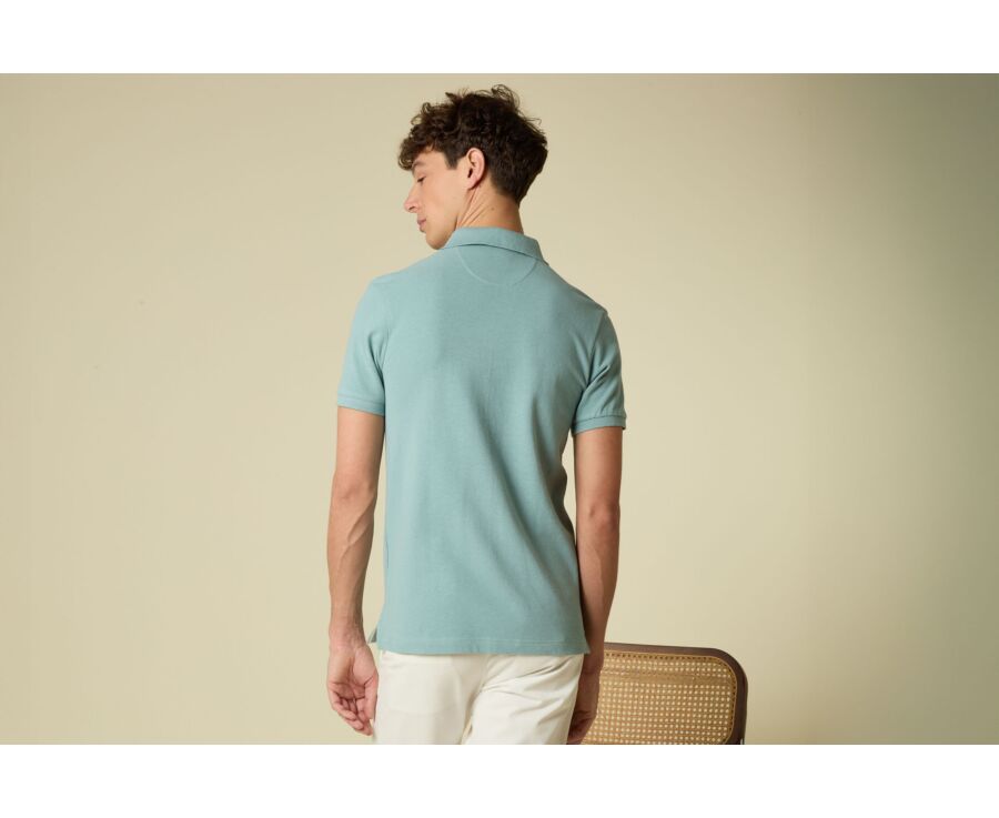 Water Green men's polo shirt - ADGER