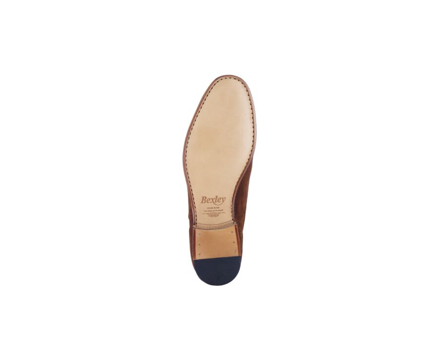 Havana Suede Derby Shoes - Rubber sole - BISHTON