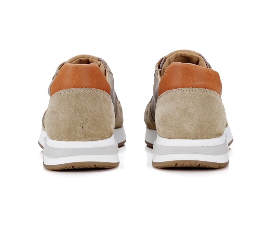 Light Khaki & Suede beige Men's Trainers - NIRRANDA II