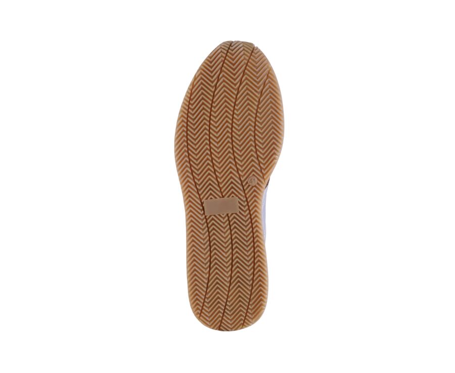 Men’s sneakers - Chocolate suede and grey - NIRRANDA II