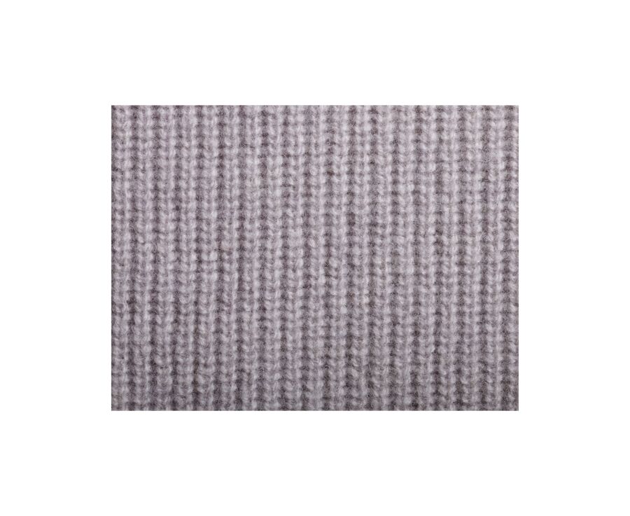 Men's wool round-neck jumper Light grey melange - COLTAN