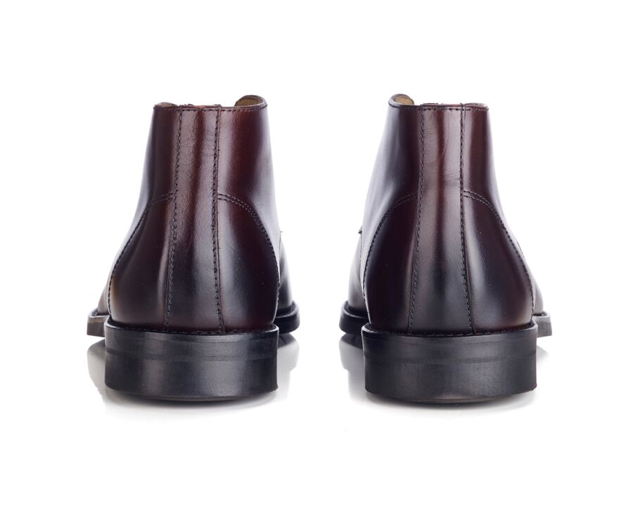 Chocolate Men's leather Low Boots  - WATFORD II GOMME CITY