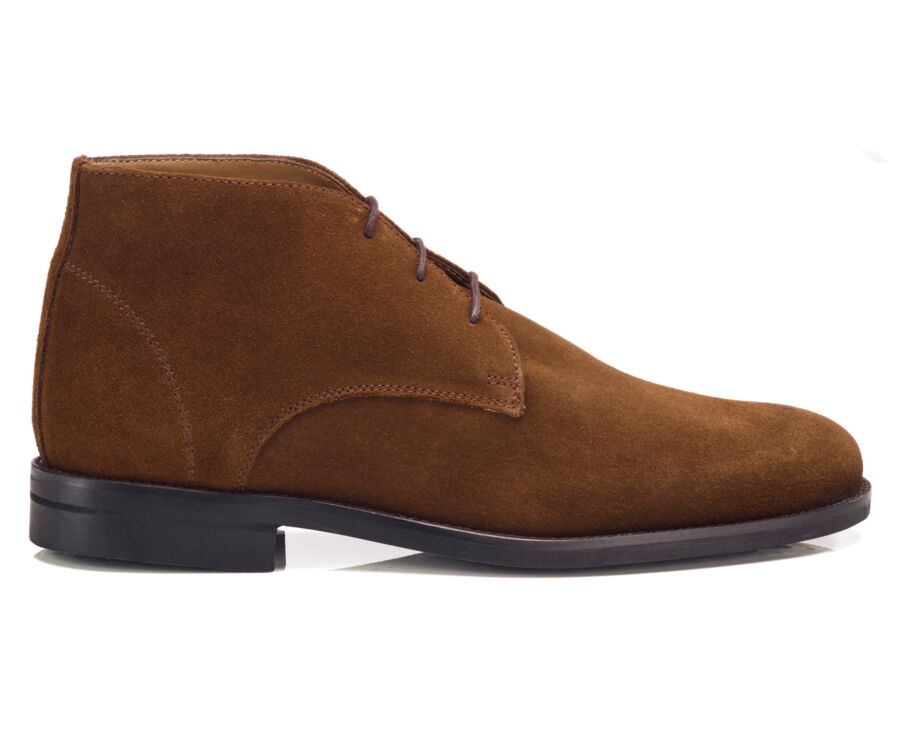 Men's 3-eyelet havana suede derby boot - WATFORD II GOMME CITY
