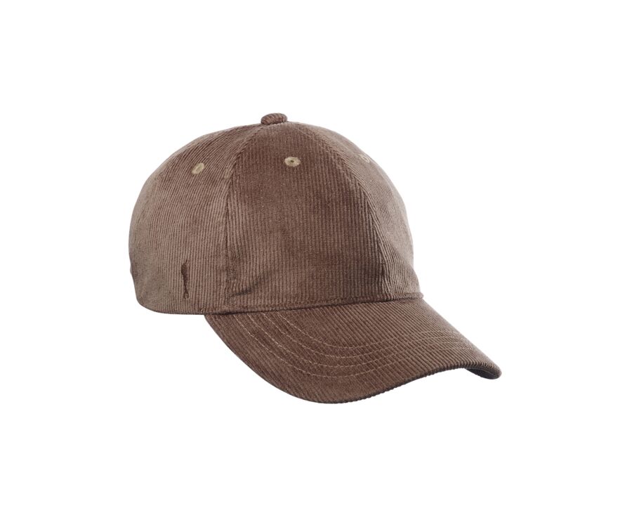 Men's Khaki Suede baseball cap - BRADWELL II