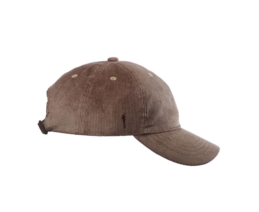Men's Khaki Suede baseball cap - BRADWELL II