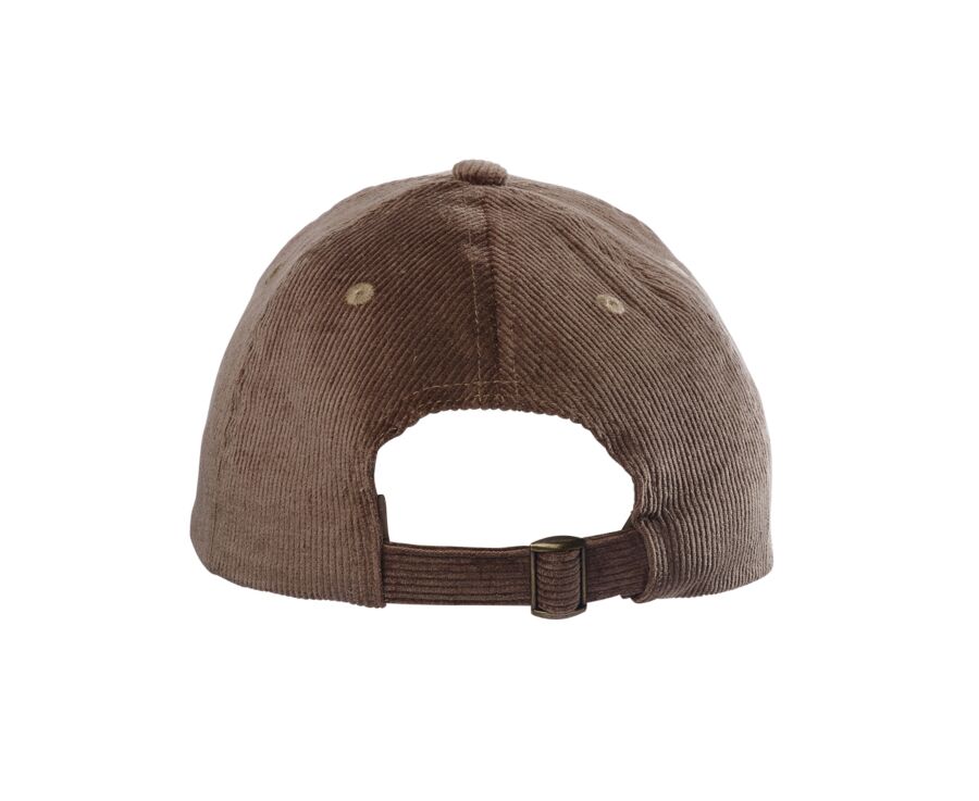 Men's Khaki Suede baseball cap - BRADWELL II