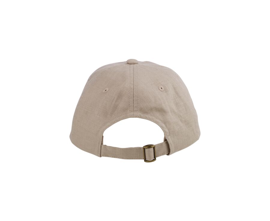 Men's Ecru Linen cap - BRADWELL II
