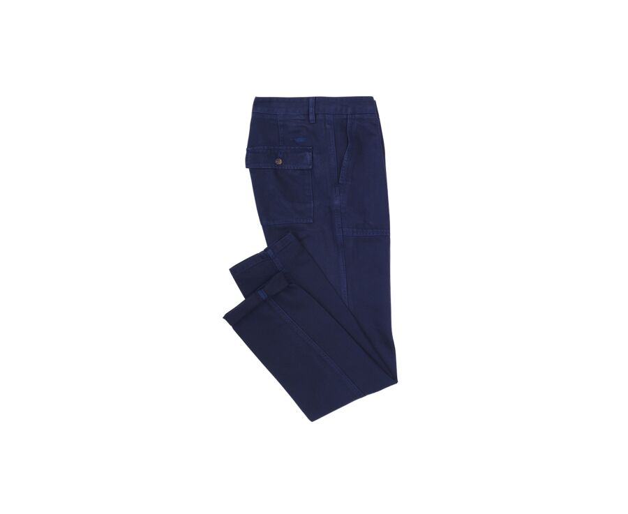 Men's chino trousers Navy Blue - KELVIN