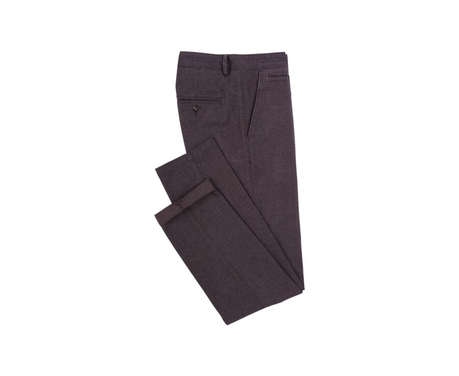 Men's Chino – Chocolate Herringbone - JORDEN