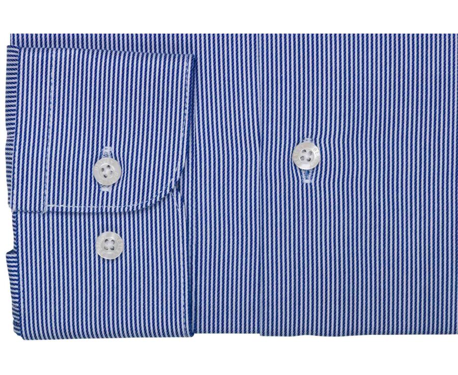 Men's navy striped shirt - DUNANT CLASSIC