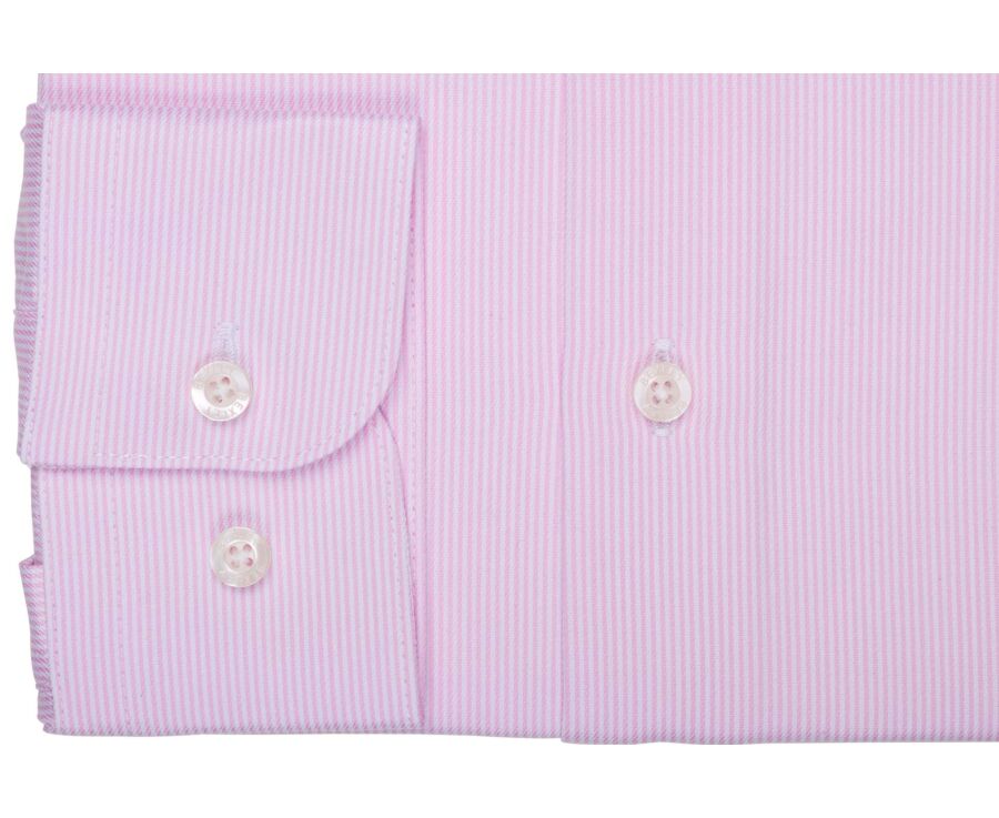 Men's pink striped shirt - DUNANT CLASSIC