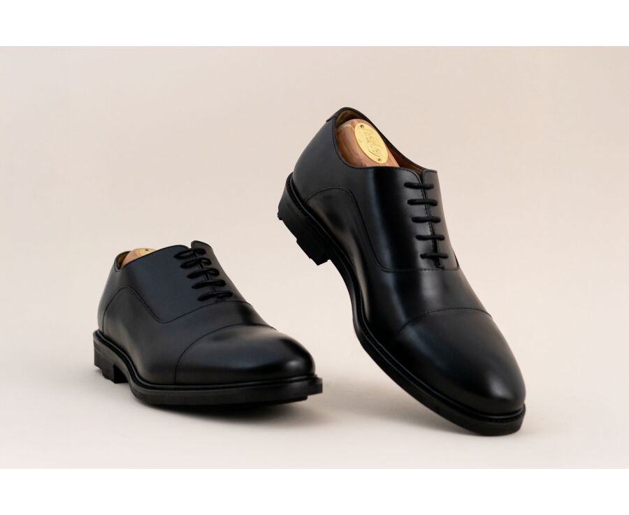 Men's Oxford shoes - Black - GRAKLEY GOMME COUNTRY
