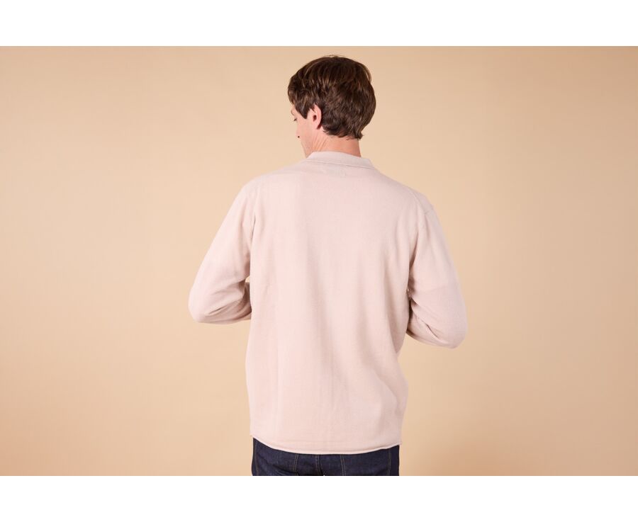 Knitted Overshirt – Light Beige - WARRICK