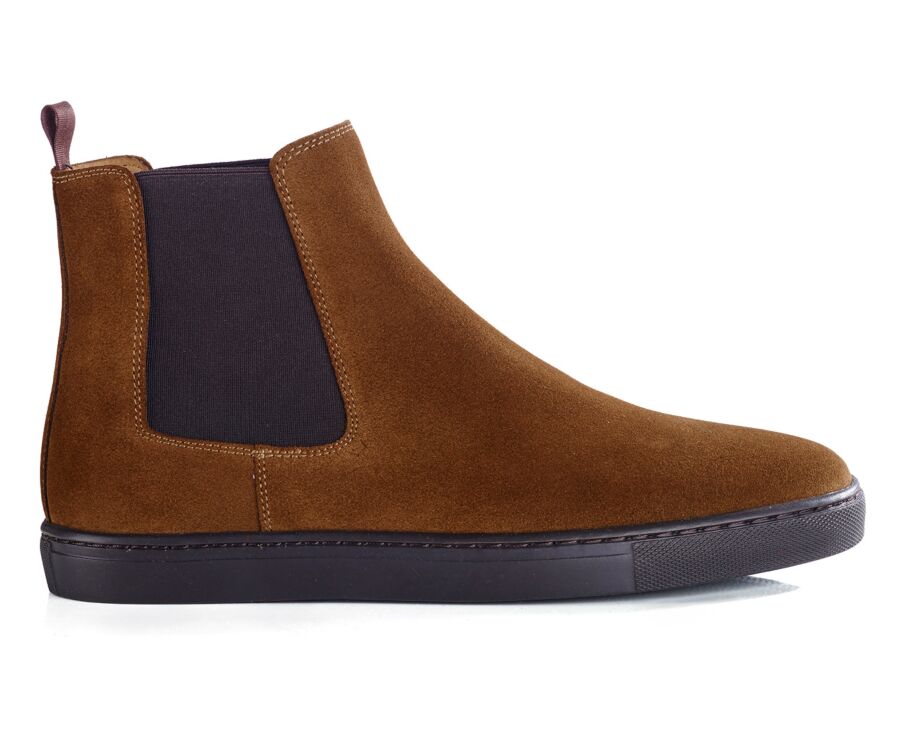 Chelsea Sneaker Boots - Hazelnut Suede - NATURI