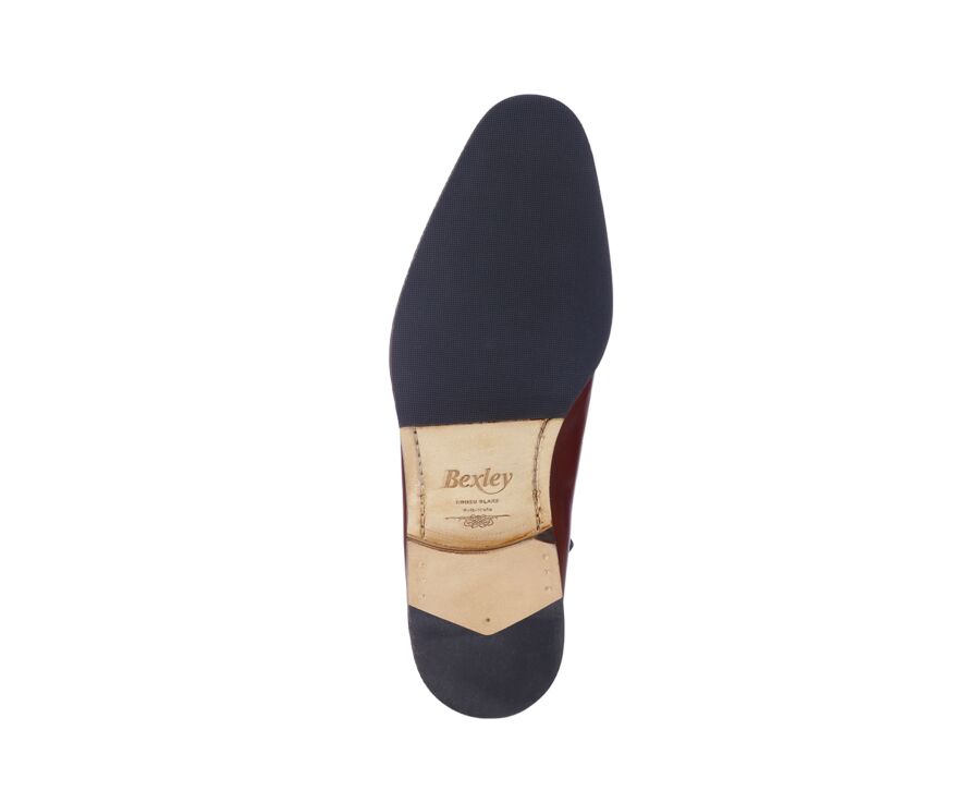 Oxford Shoes Men – Cognac Patina - CARNEGIE PATIN