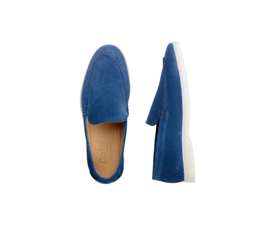 Indigo Suede - Men's loafers - MANASOTA III