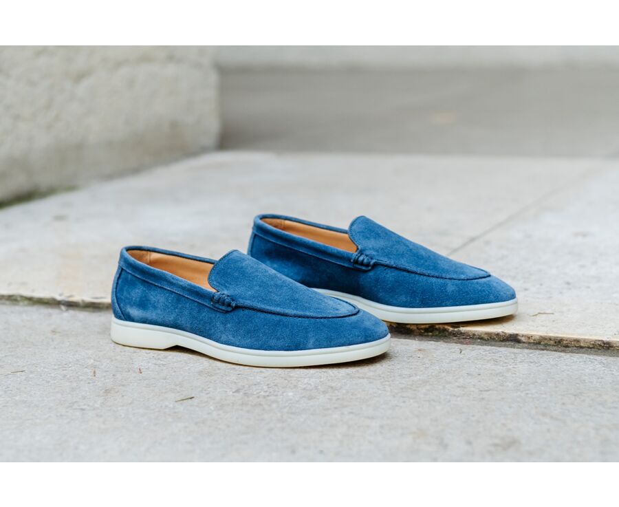 Indigo Suede - Men's loafers - MANASOTA III