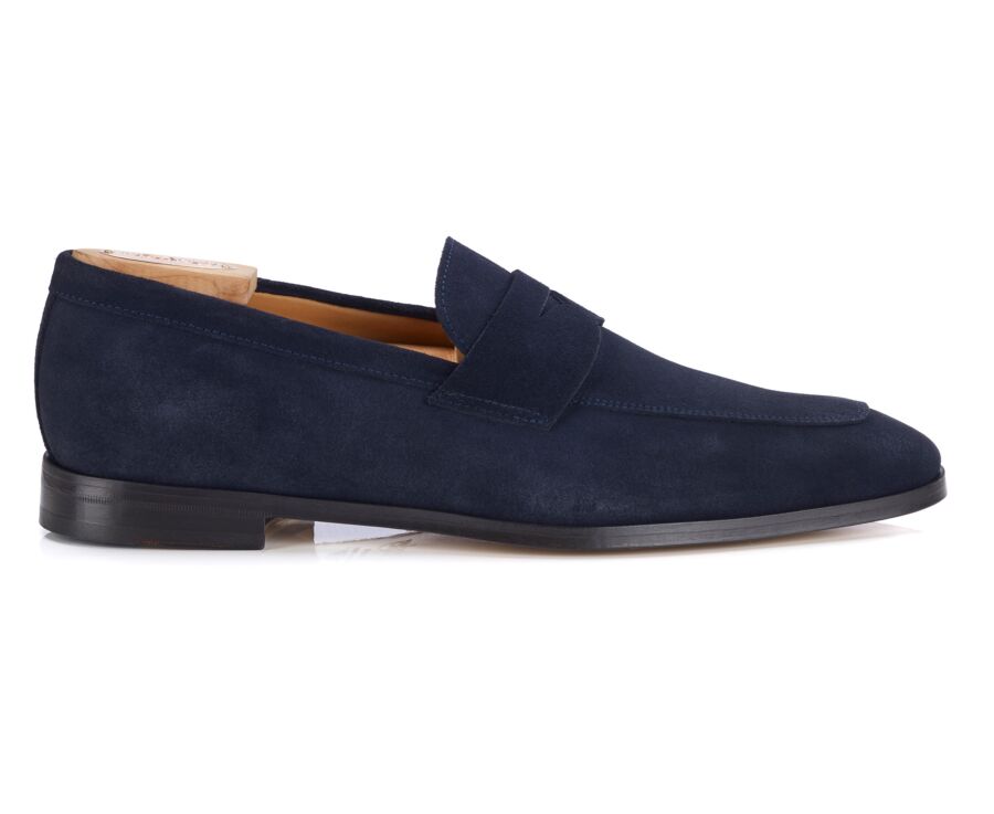 Men’s Loafer - Navy Suede - CANNERO