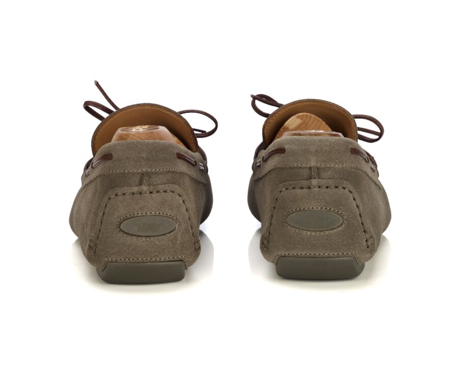 Men’s Sage Green Suede Loafers - FLAGAMI II