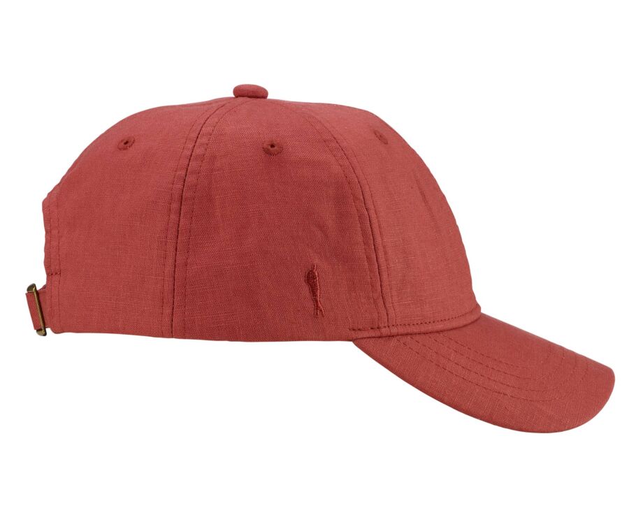 Men's Coral Linen baseball cap - BRADWELL II