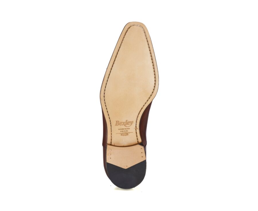 Bright Burgundy Oxford shoes - Leather outsole - SPEZIA