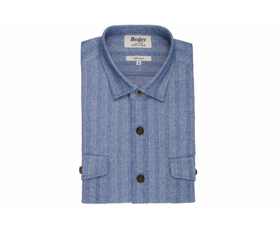 Men's herringbone overshirt - JOSBERT