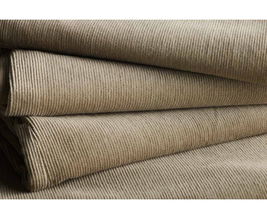 Men's light beige needlecord chino trousers - NOLAS