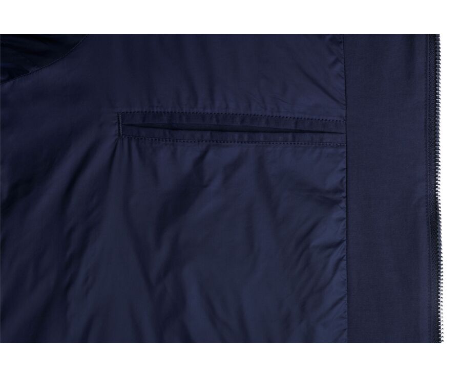Men's lightweight navy goose down jacket - ELLIS