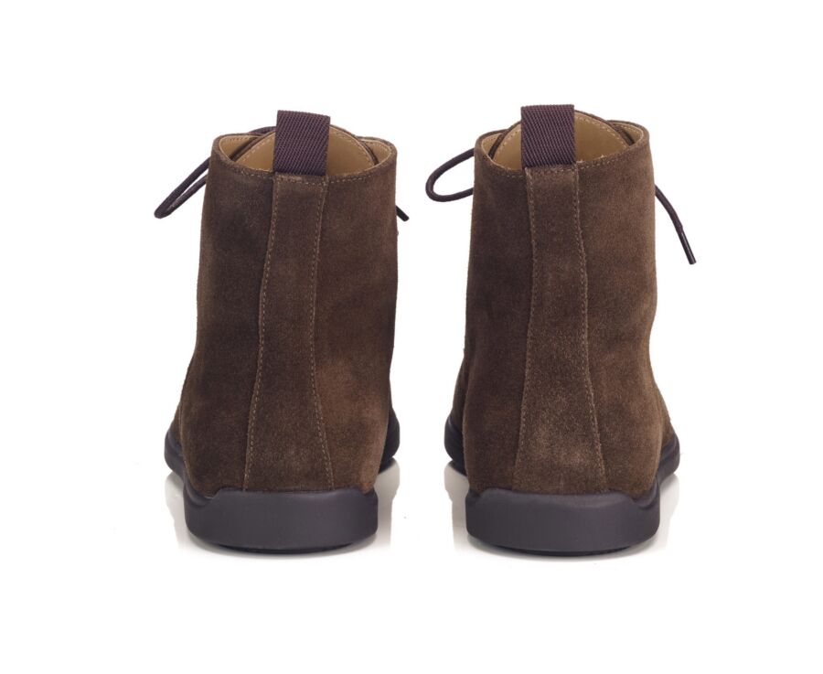 Men's urban casual chocolate suede boot - HIALEAH