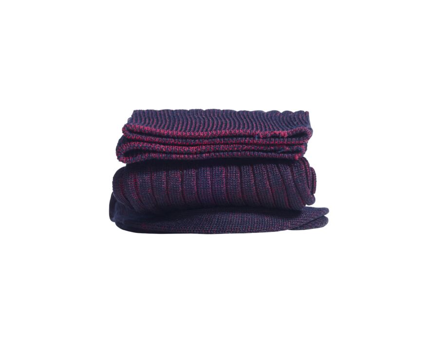 Men's Middle Grey Melange Mercerised Cotton Socks