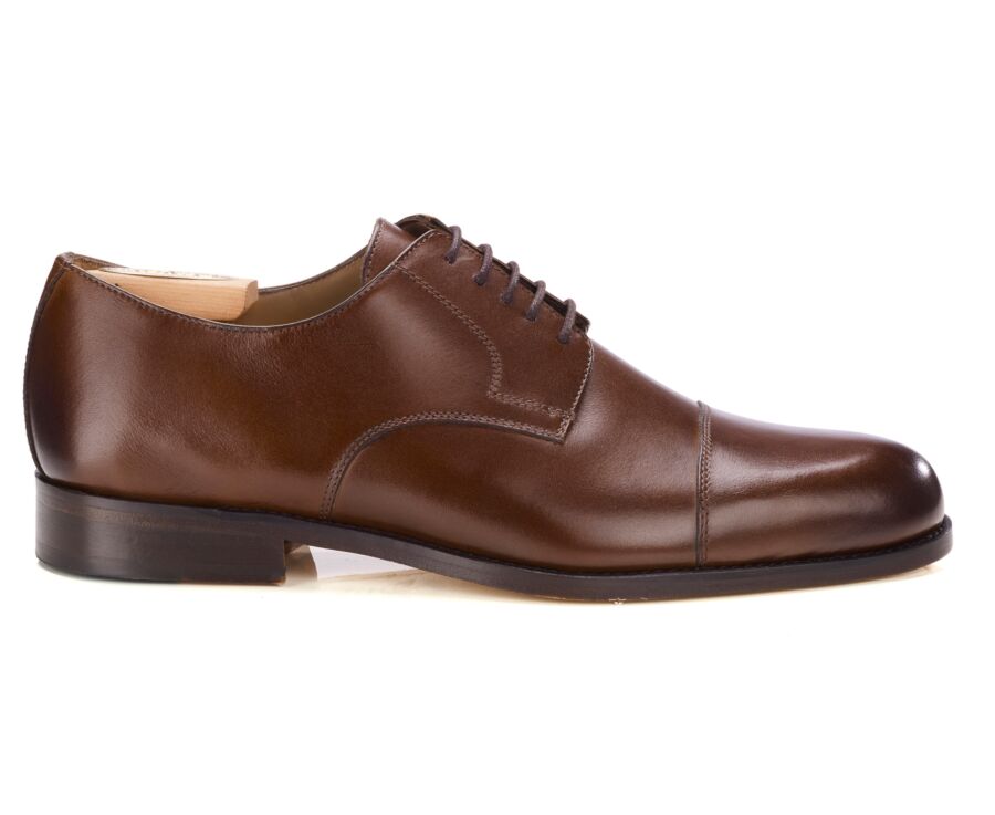 Chestnut  Derby shoes  - Leather outsole  - MAYFAIR