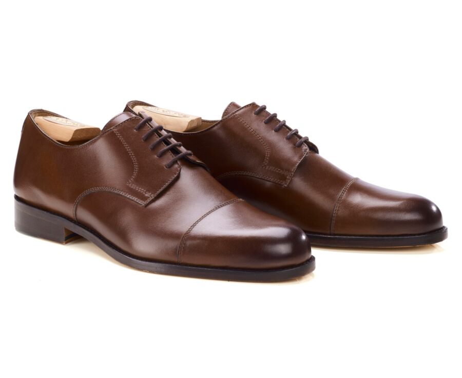 Chestnut  Derby shoes  - Leather outsole  - MAYFAIR