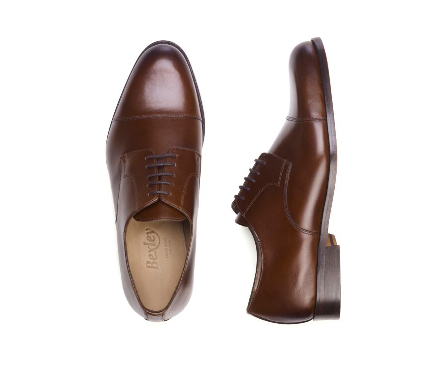 Chestnut  Derby shoes  - Leather outsole  - MAYFAIR