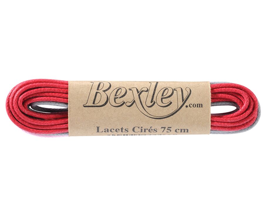 3 pairs of shoelaces for dress shoes - Red, Grey & Pink