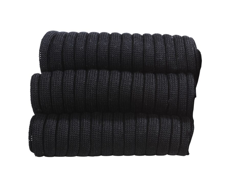 Men's Black Cotton high Socks