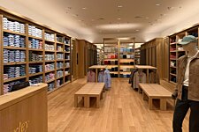 Bexley shop interior spacious layout menswear display modern retail