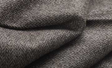 Herringbone worsted wool fabric