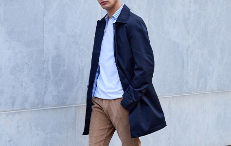 Size guide for trench & coats