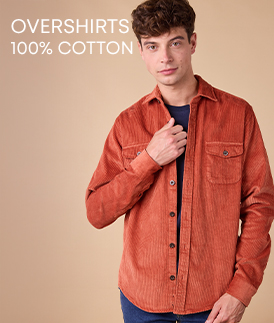  Men’s cotton overshirt