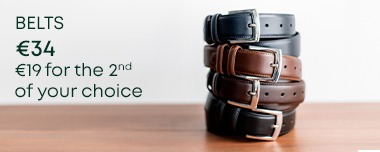 Black and brown leather belts