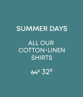 Summer Days offer – Men’s cotton-linen shirts at reduced price
