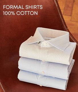 Set of men’s formal cotton shirts